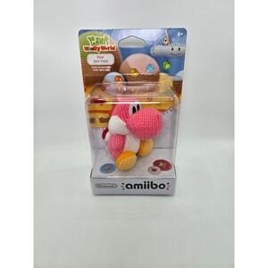 Nintendo Yoshi Amiibo Pink Yarn Yoshi‎ Amiibo Toy Figure NEW